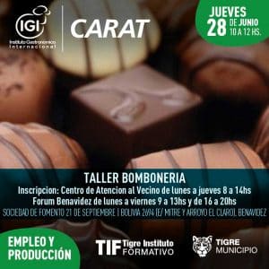 Taller de Bombonería @ SOCIEDAD DE FOMENTO 21 DE SEPTIEMBRE | Benavidez | Buenos Aires | Argentina
